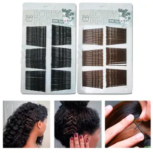 144 Pcs Fashion Hair Styling Bobby Pins Ladies Girls Clips Grips Salon Black New 144 Pcs Fashion Hair Styling Bobby Pins Ladies Girls Clips Grips Salon Black New