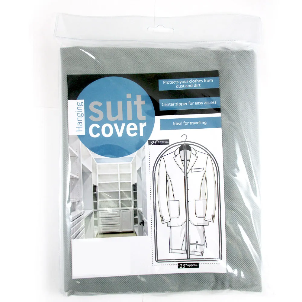 2 Suit Travel Bag Garment Bag Long Dress Suit Hanging Clothes Carrier Cover 39