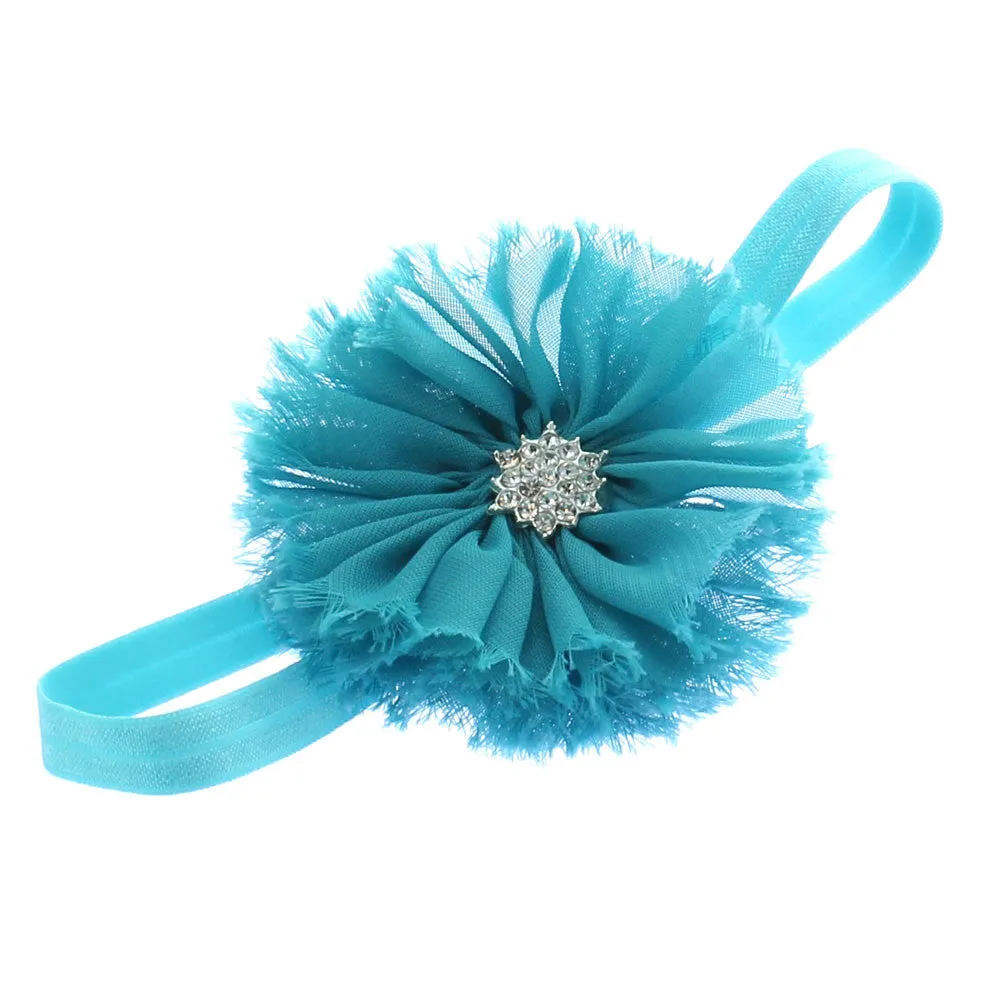 Baby Frayed Ballerina Flower Headband