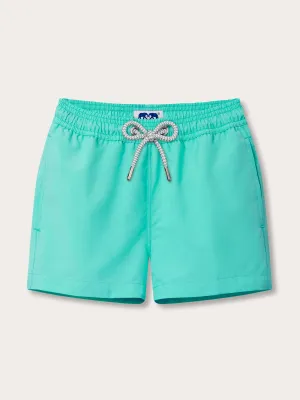 Boys Cay Green Staniel Swim Shorts Boys Cay Green Staniel Swim Shorts