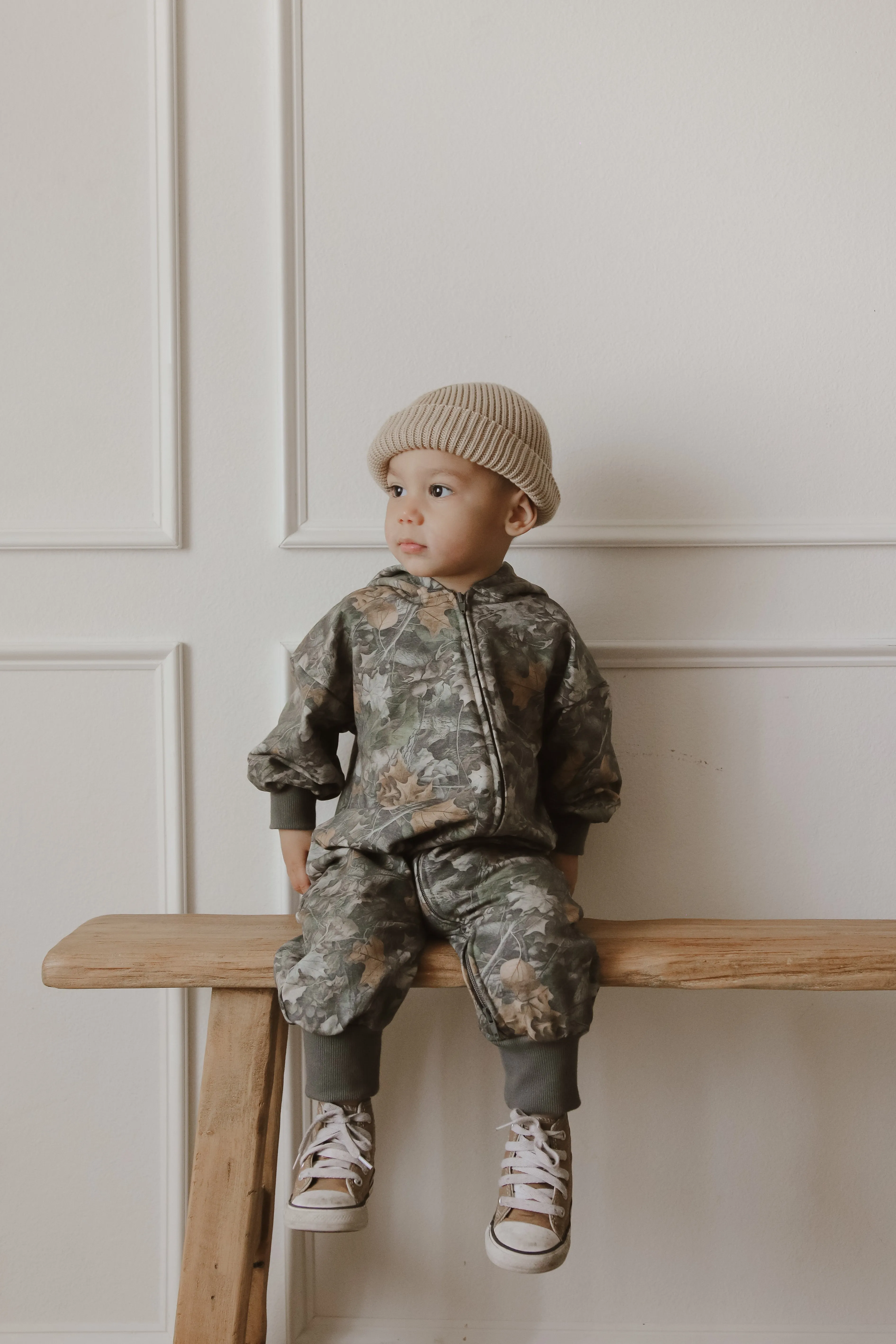 Camo Zip Jumpsuit