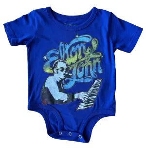 Elton John Blue Organic Onesie