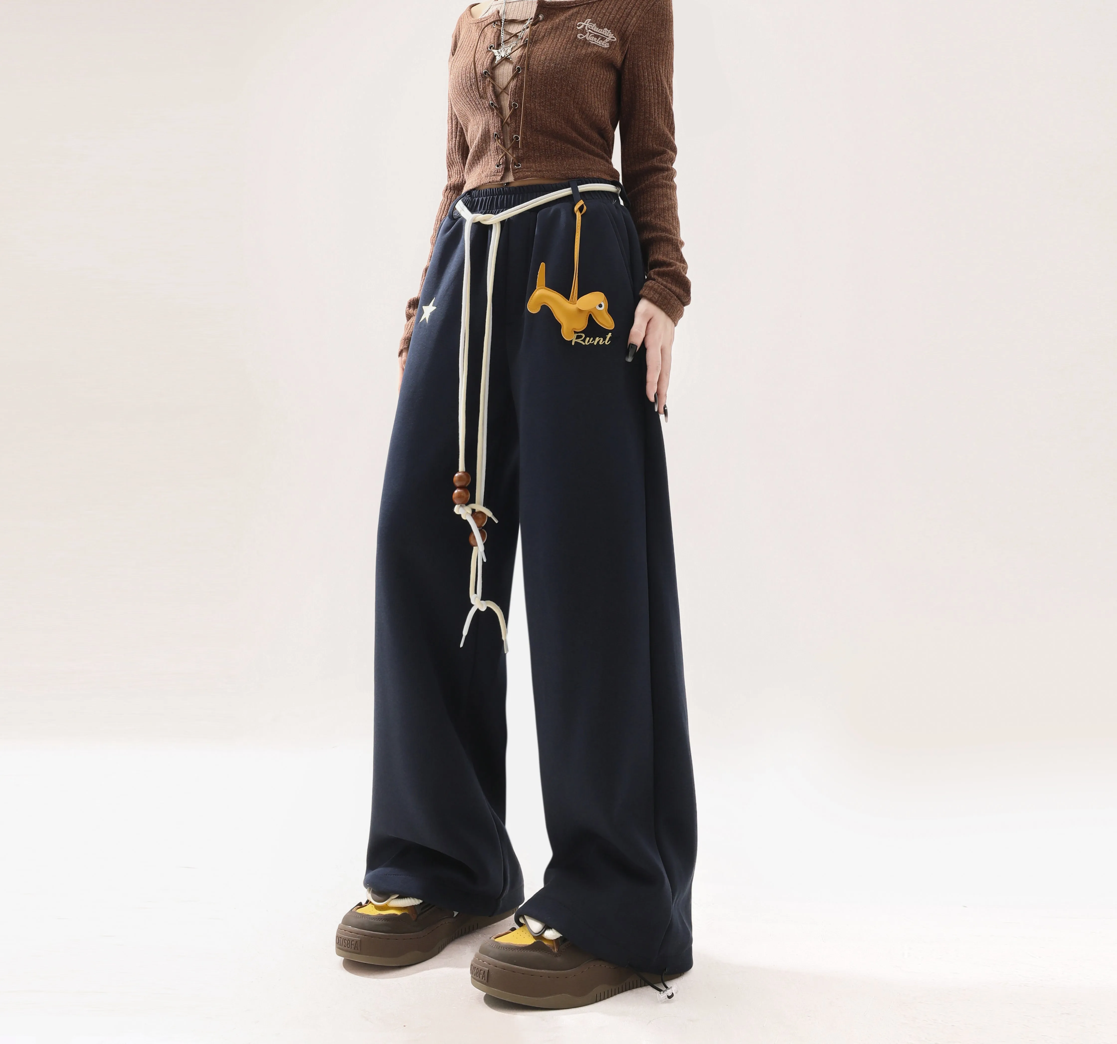 Faire Echo Spring Wide Leg Sporty Pants