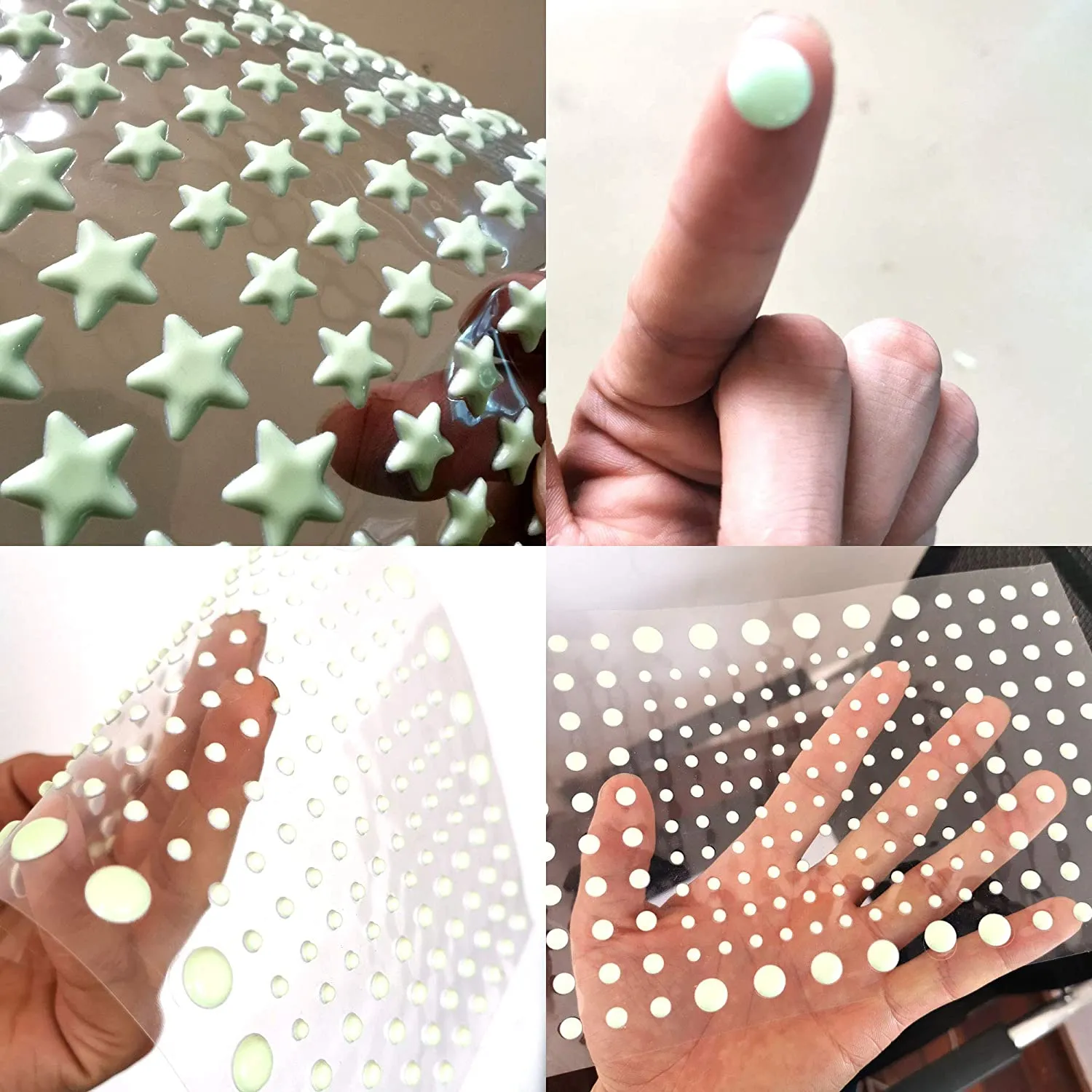 Green Glow Stars