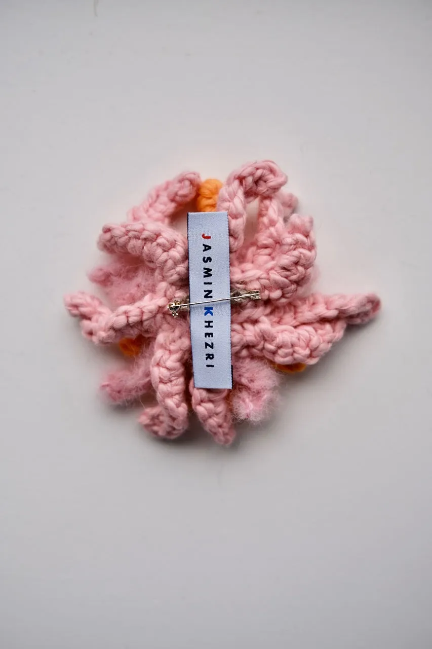 Hand crocheted brooche. Sonja