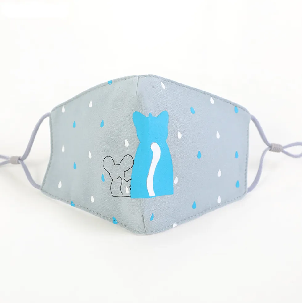 Kid Carton Cotton Facial Mask Adult Mask