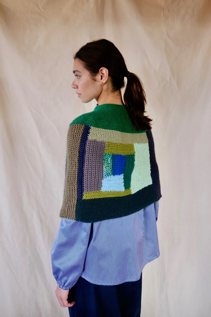 Knitwear No.105. Mini cape. Eleonor