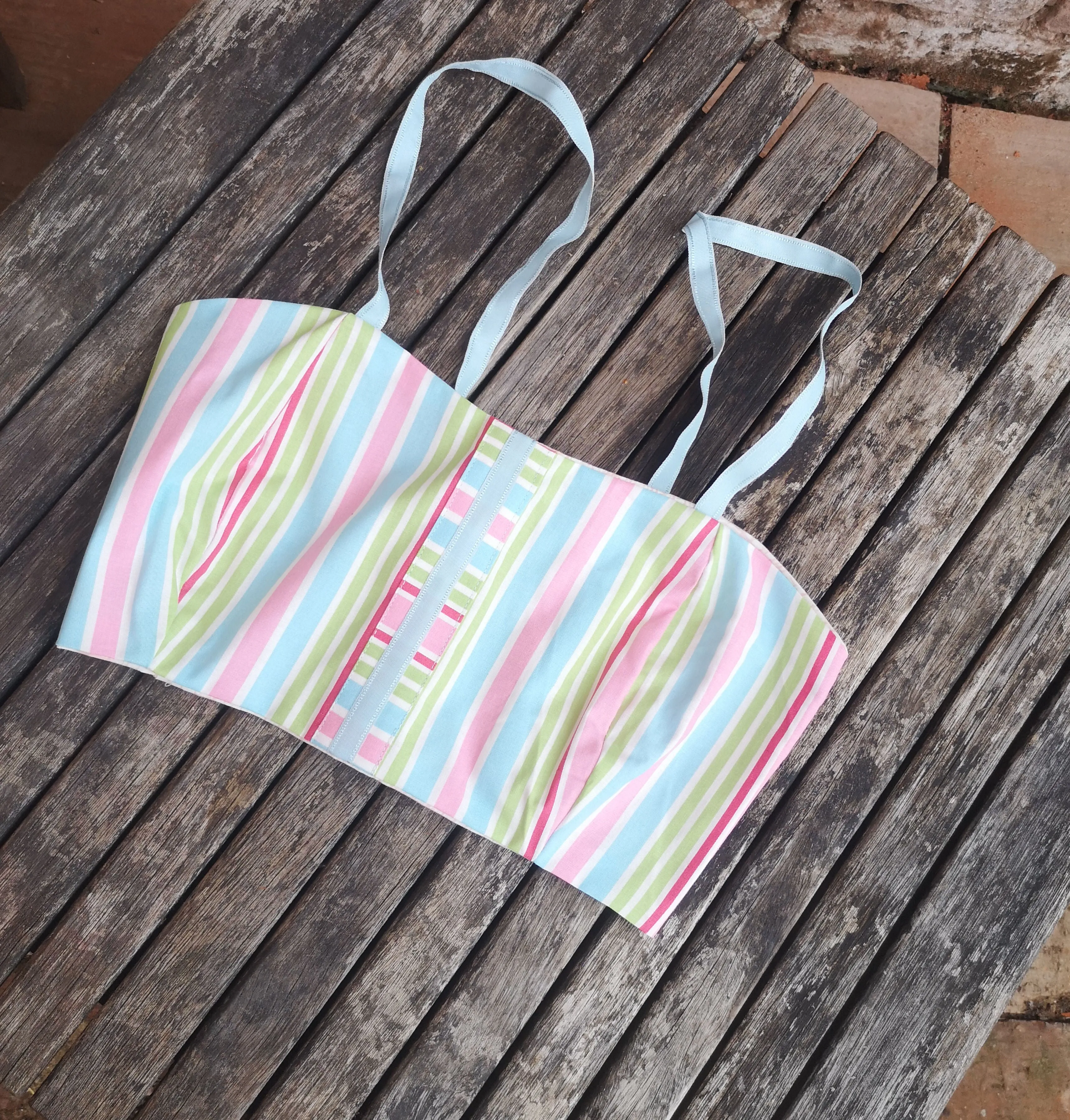 ladies size 6-8 (girls size 30 chest,) bright fresh festival, boho crop top