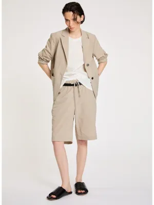 Lis Lareida Athleisure Shorts in Light Taupe