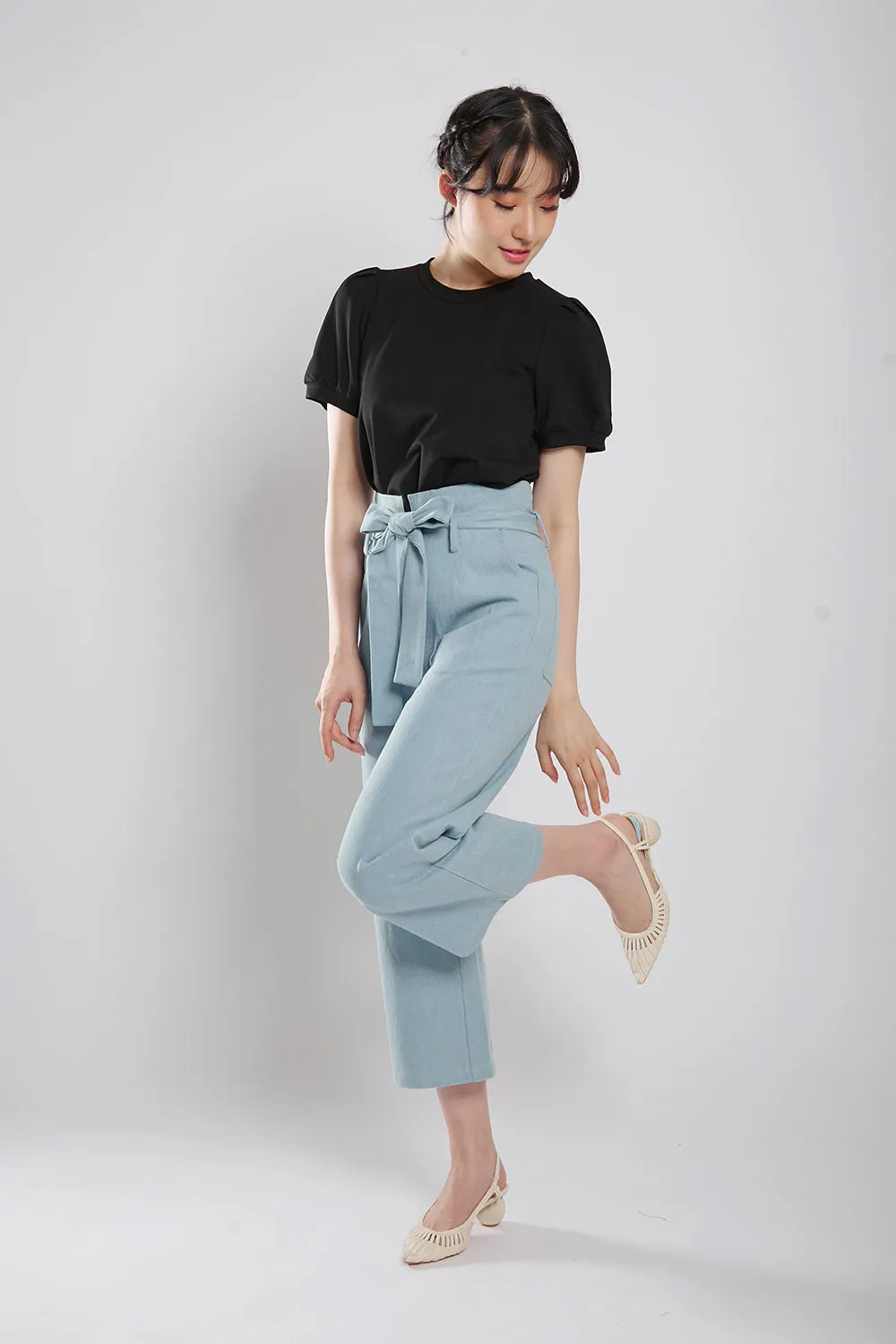Lithany Denim Pants in Light Wash