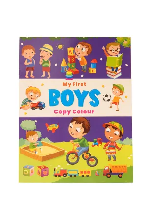 My First Boys Copy Coloring Book My First Boys Copy Coloring Book