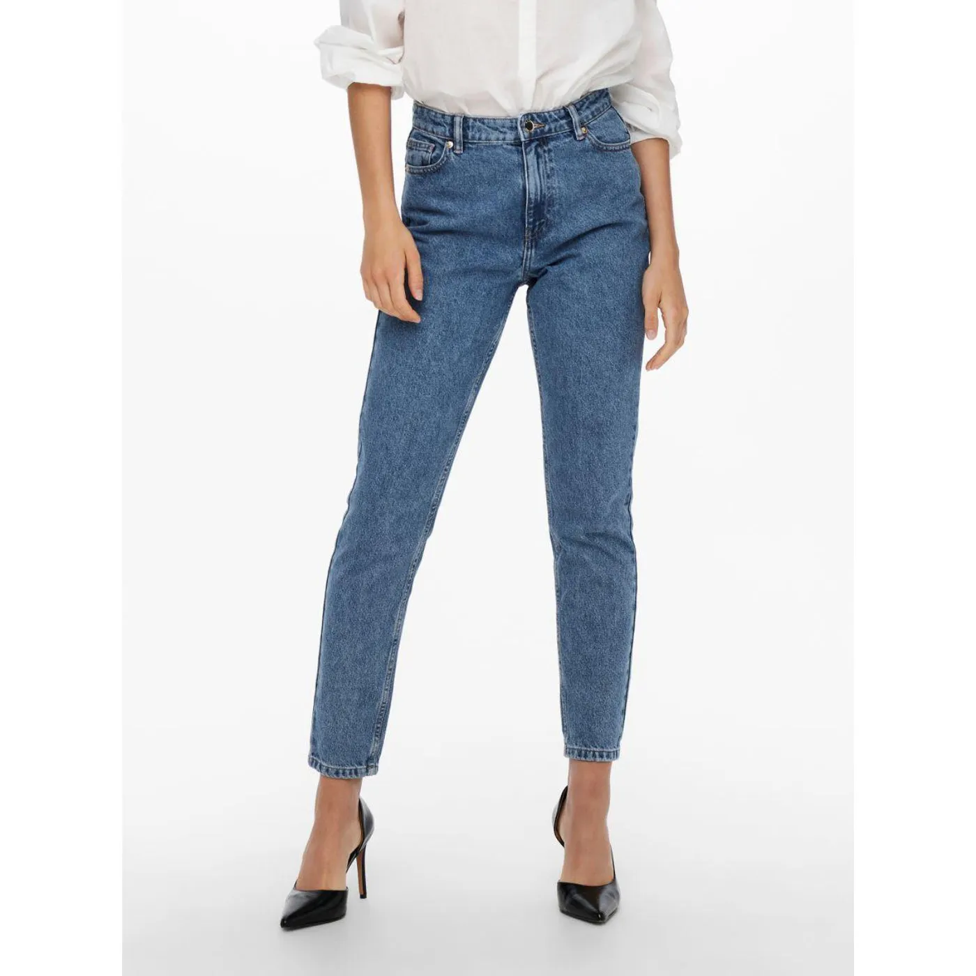 Only Women Blue Mom Jeans