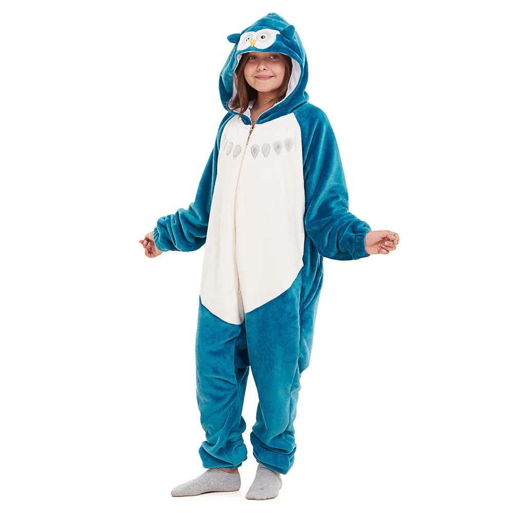 Snuggs Kids Blanket Onesie Owl Onesie