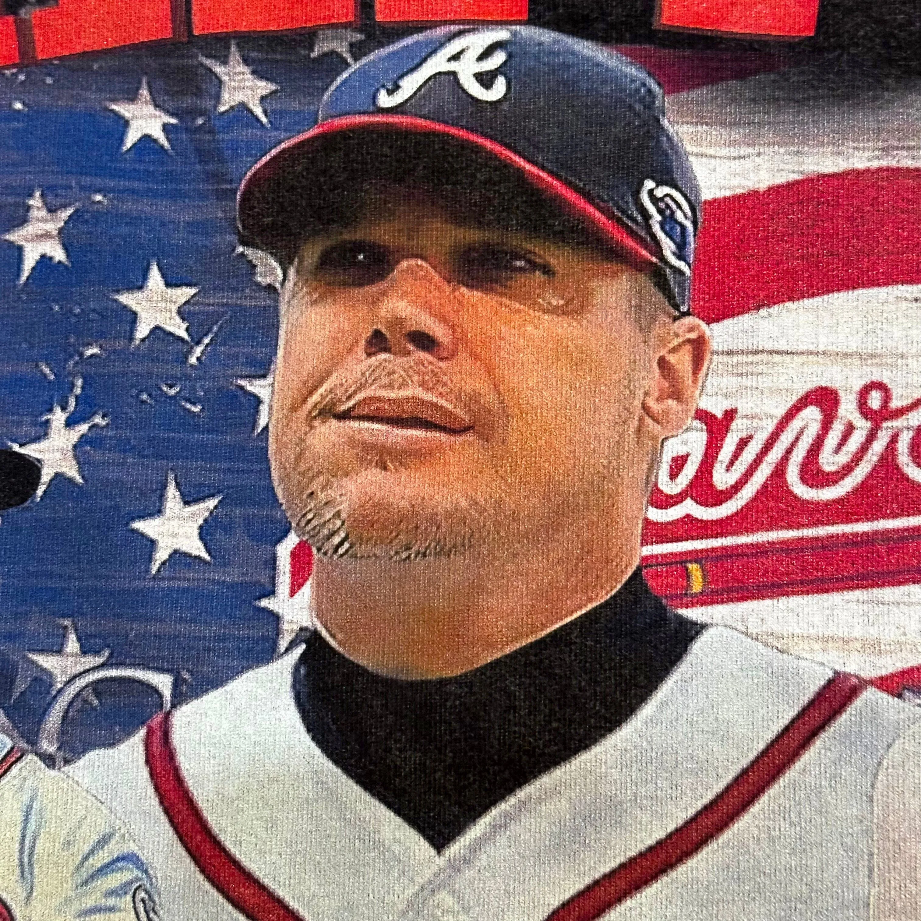 VINTAGE TEE |  CHIPPER JONES& ATLANTA BRAVES