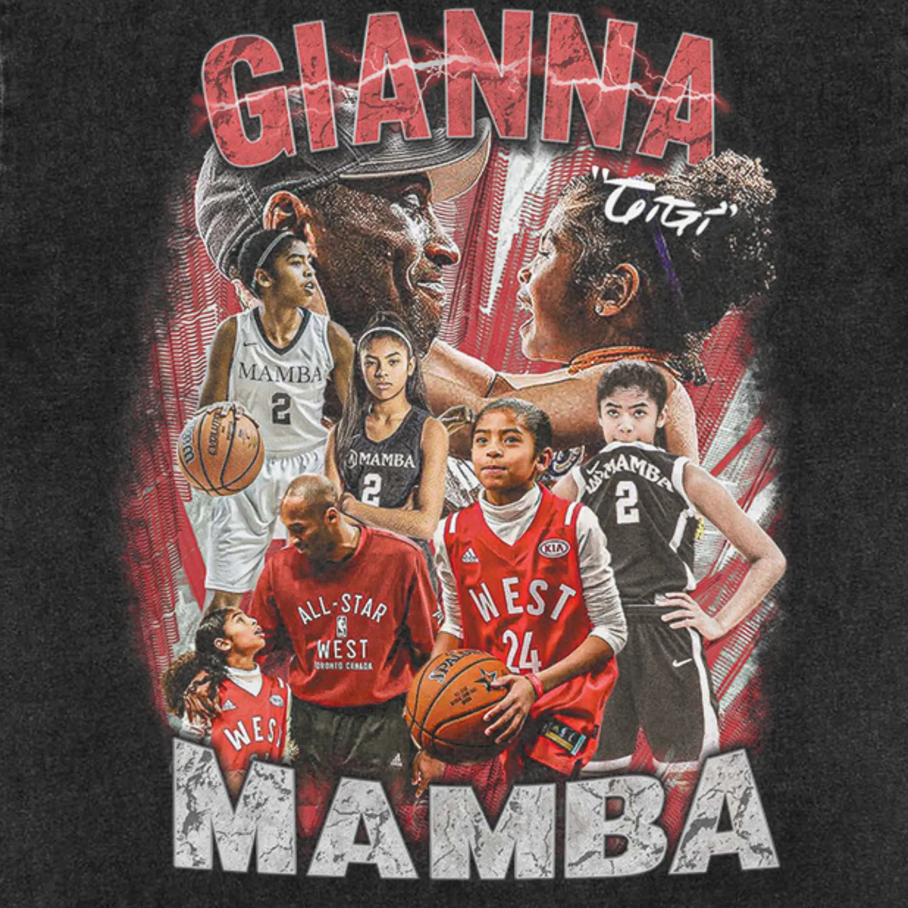 VINTAGE TEE |  KOBE& GIGI